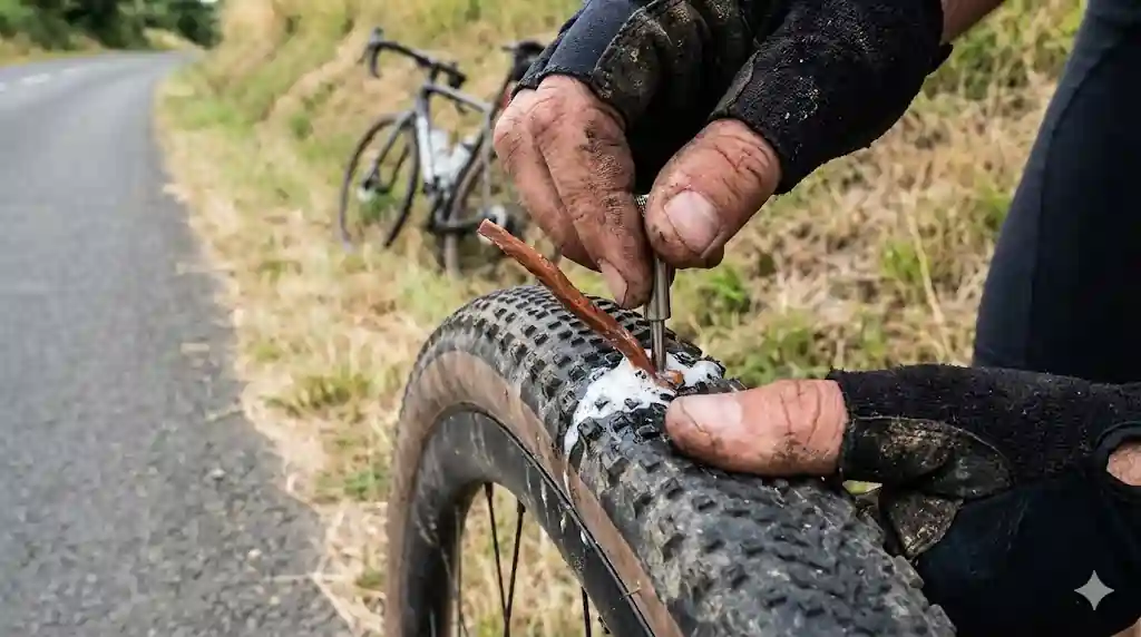 cara tambal ban tubeless sepeda